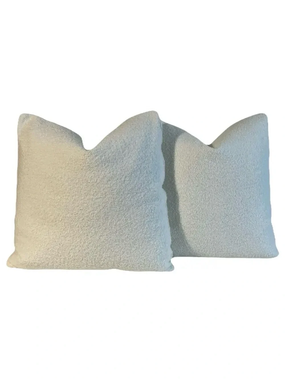 Colefax and Fowler Manuel Canovas “Gloria Neige” Feather down pillows